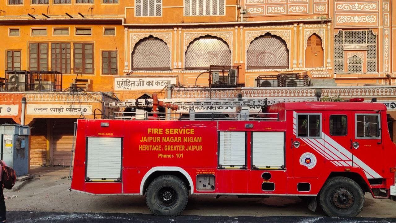 Jaipur Petrol Pump Fire