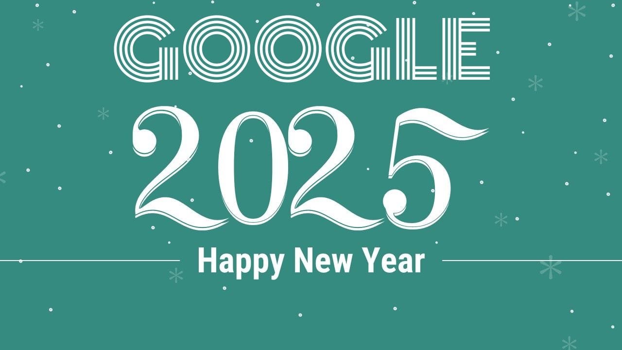 happy new year 2025 Google