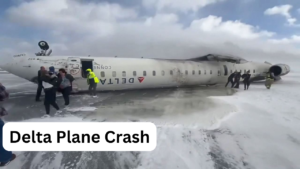 Delta Plane Crash: Flight Attendant Helps Passengers Escape While Hanging Upside Down as Plane Sits on Its Roof